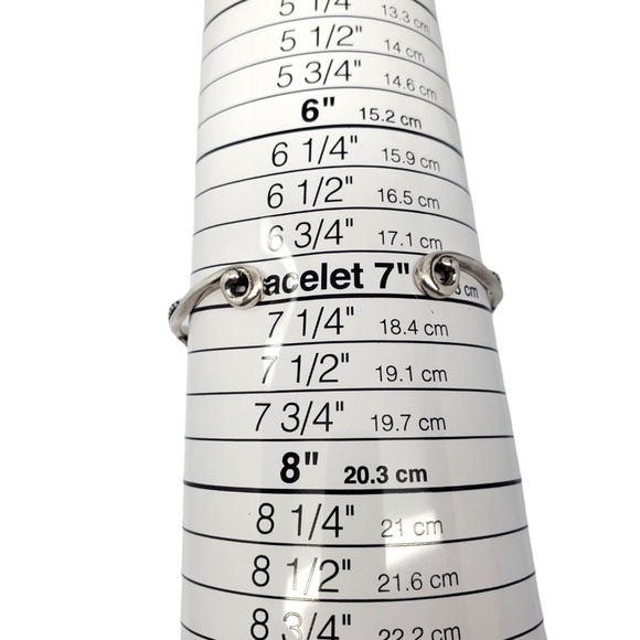 Carolyn Pollack Sterling Silver Turquoise Cuff Bracelet #21285 - Picture 9 of 9